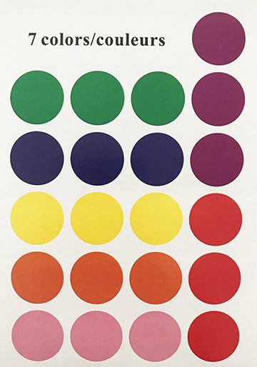 DBLG Self-Adhesive Round Colour-Coding Labels (504 pack Multi-Colour) - Image 1